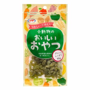 ＮＰＦ　小動物のおいしいおやつ　グリーンレーズン　５０ｇ　ウサギ　ハムスター　チンチラ　デグー　おやつ (ハムスター 餌)