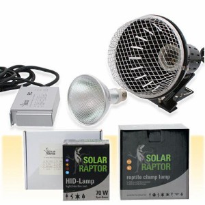 ゼンスイ　ソーラーラプター　ＨＩＤランプ　７０Ｗ　（７０Ｗ安定器＋７０Ｗランプ＋クランプランプ）