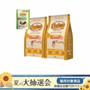 ニュートロ　猫　ナチュラルチョイス　減量用アダルト　チキン　２ｋｇ×２袋＋デイリー　ディッシュ　アダルト　パウチ　おまけ付 キャ