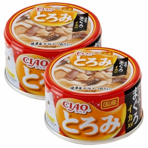 いなば　ＣＩＡＯ　チャオ　とろみ　ささみ・まぐろ　イカ入り　８０ｇ×２缶　　ＣＩＡＯ　チャオ キャットフード