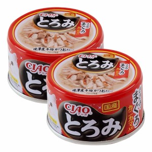 いなば　ＣＩＡＯ　チャオ　とろみ　ささみ・まぐろ　カニカマ入り　８０ｇ×２缶 キャットフード