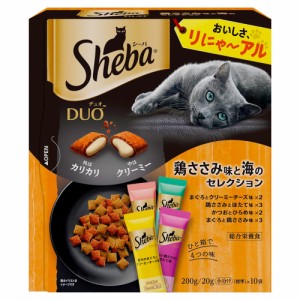 　シーバ　デュオ　鶏ささみ味と海のセレクション　２００ｇ（２０ｇ×１０袋） キャットフード