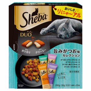 　シーバ　デュオ　旨みがつお味セレクション　２００ｇ（２０ｇ×１０袋） キャットフード