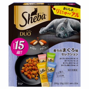 　シーバ　デュオ　１５歳以上　香りのまぐろ味セレクション　２００ｇ（２０ｇ×１０袋） キャットフード