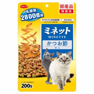 　スマック　ミネット　乳酸菌入り　かつお節添え　２００ｇ キャットフード