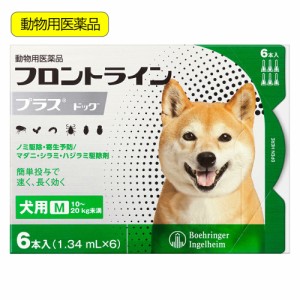 動物用医薬品　フロントラインプラス　ドッグ　Ｍ　６本　動物用医薬品