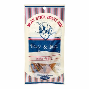 アウトレット品　アラタ　Ｍｅａｔ　Ｓｔｉｃｋ　Ｍｉｘ　牛スジ×豚ミミ　２０ｇ　犬　おやつ　ジャーキー　肉　訳あり ドッグフード