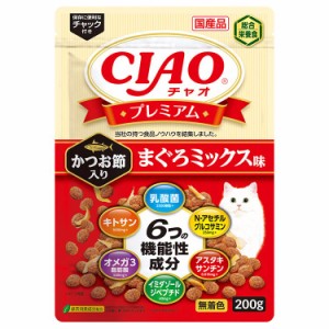 いなば　ＣＩＡＯ　プレミアム　かつお節入り　まぐろミックス味　２００ｇ キャットフード