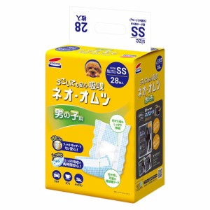 犬　おむつ　コーチョー　ネオ・オムツ　男の子用　ＳＳ　２８枚　超小型〜小型犬用　オムツ (犬 トイレ)