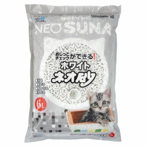 猫砂　コーチョー　ネオ砂　ホワイト　６Ｌ　お一人様８点限り (猫 トイレ)