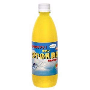 たまやメダカ　たまやの黄色い乳酸菌　５００ｍｌ　ビタミン入り　めだか　針子　日照不足　餌　エサ　ＰＳＢ　液体フード　水質調整　メ