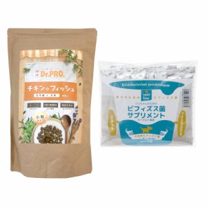 賞味期限：２０２４年７月３０日　ドクタープロ　チキン＆フィッシュ　オールステージ　８００ｇ＋ビフィズス菌サプリメント　ヨーグルト