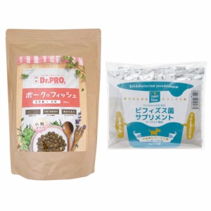 賞味期限：２０２４年７月３０日　ドクタープロ　ポーク＆フィッシュ　オールステージ　８００ｇ＋ビフィズス菌サプリメント　ヨーグルト