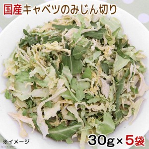 ５袋セット　国産　キャベツのみじん切り　３０ｇ×５袋　無添加　無着色 (ハムスター)