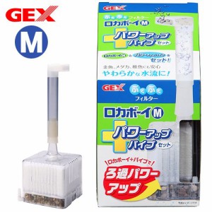 ＧＥＸ　ロカボーイＭ　パワーアップパイプセット　本体　投げ込み式フィルター　ブクブク