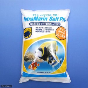 人工海水　テトラ　マリンソルトプロ　１００Ｌ用（袋入り）　３．４ｋｇ