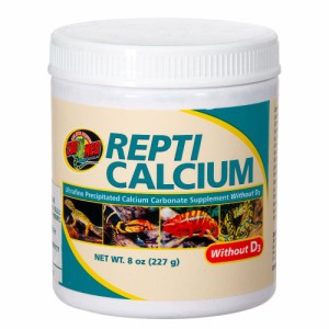 ＺＯＯＭＥＤ　レプティカルシウム　ビタミンＤ３無し　８ｏｚ（２２７ｇ）　爬虫類　サプリメント　添加剤