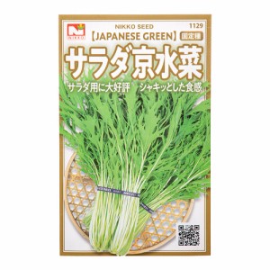 野菜の種　サラダ京水菜　品番：１１２９　家庭菜園