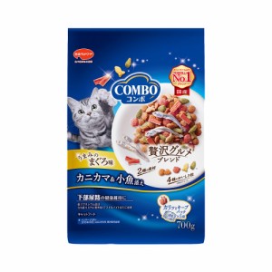 　コンボ　キャット　まぐろ味・カニカマ・小魚添え　７００ｇ　国産 キャットフード