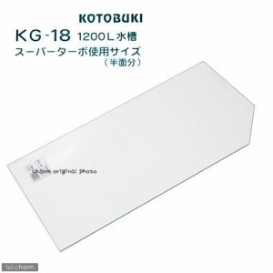 コトブキ工芸　ガラスフタ　ＫＧ−１８　１２００Ｌ水槽スーパーターボ使用サイズ（半面分　１枚：幅５６．０×奥行２７．５ｃｍ）