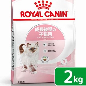 ロイヤルカナン 猫用 キャットフード　子猫　キトン　成長後期の子猫用　生後１２ヵ月齢まで　２ｋｇ　ジップ付　キャットフード　ドライ