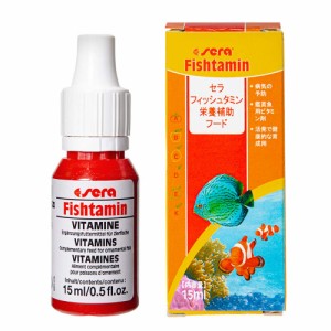 セラ　フィッシュタミン　１５ｍｌ　熱帯魚　淡水・海水用　ビタミン添加