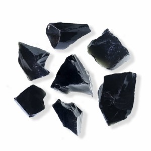 形状お任せ　黒曜石　１００ｇ　鉱物　鉱石　原石　レイアウト素材