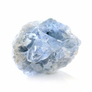 形状お任せ　セレスタイトクラスター（天青石）　１個　鉱物　鉱石　原石　レイアウト素材