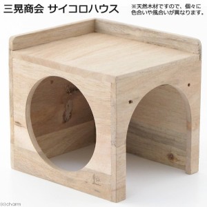 三晃商会　サイコロハウス　デグー　チンチラ　ラット　木製　かじっても安心 (小動物 鳥かご)