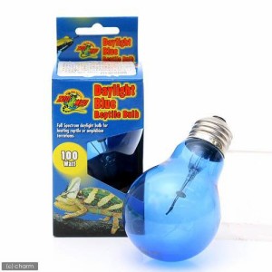 交換球　ＺＯＯＭＥＤ　デイライト　ブルー球　１００Ｗ　Ｅ２６　散光タイプ　爬虫類　保温球　テラリウム　ビバリウム