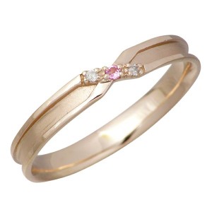 ラバーズリング Lovers & Ring リング 指輪 レディース メンズ ゴールド K10ピンク ピンクトルマリンダイヤモンド LSR-0661DPTPK