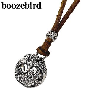 ブーズバード boozebird シルバー ペンダントトップ メンズ レディース 鶴亀 K24 和柄 bd020-TOP 送料無料