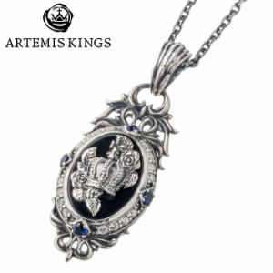 アルテミスキングス ARTEMIS KINGS 黒薔薇 シルバー ネックレス ペンダント AKP0141