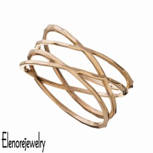 エレノアジュエリー Elenore Jewelry 10K ゴールド リング 指輪 レディース ラップ 9号 ギフト プレゼント おしゃれ シンプル ELR0003 送