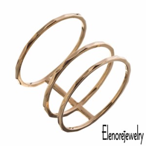 エレノアジュエリー Elenore Jewelry 10K ゴールド リング 指輪 レディース トリプル 9号〜13号 ギフト プレゼント おしゃれ ELR0006 送