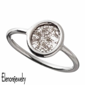 エレノアジュエリー Elenore Jewelry シルバー リング 1点物 天然スライス ダイヤモンド レディース 8号 10号 12号 ELR0035S ELR0035S