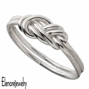 エレノアジュエリー Elenore Jewelry シルバー リング ナロー エイト ノット レディース 9号 10号 11号 ELR0041S