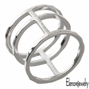 エレノアジュエリー Elenore Jewelry シルバー リング ブリッジ トリプル レディース 9号 11号 13号 15号 ELR0065S ELR0065S