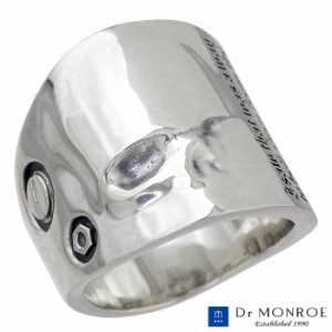 ドクターモンロー Dr MONROE シルバー リング ファントム スカル メッセージ 指輪 13〜23号 メンズ 幅広 シルバー925 アクセサリー ドク