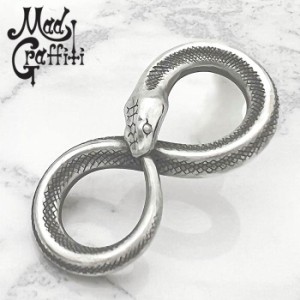 マッドグラフィティ Mad Graffiti シルバー ペンダントトップ イモータル M メンズ シルバー925 アクセサリー ヘビ スネーク MG-P-0046