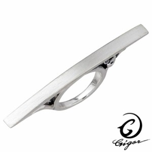 ジゴロウ GIGOR シルバー リング 指輪 サティーナプレフレッジ メンズ レディース 5〜20号 G-DIAN series NO-409