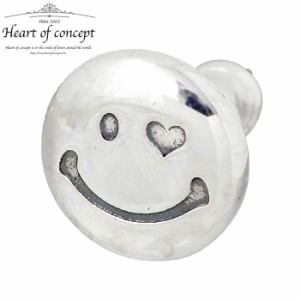 ハートオブコンセプト HEART OF CONCEPT シルバー ピアス スマイリー 1個売り 片耳用 レディース メンズ HCE-74
