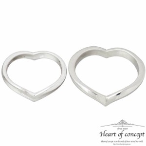 ハートオブコンセプト HEART OF CONCEPT シルバー ペアリング 指輪 エターナルラブ ハート 6〜16号 12〜22号 HCR-284L-M-P