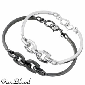 ケンブラッド KEN BLOOD シルバー ペア ブレスレット ダイヤモンド ホースシュー 馬蹄 KP-279-P 送料無料