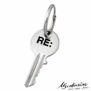 エムズ コレクション M's collection シルバー ピアス RE: KEY HOOP 1個売り 片耳用 メンズ フープピアス シルバー925 鍵 アクセサリー X