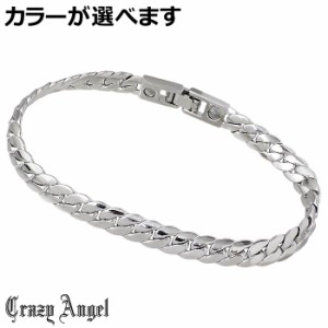 クレイジーエンジェル Crazy Angel キヘイ ヘリンボーン ブレスレット ゲルマニウム ダイヤモンド メンズ アクセサリー アクセ プレゼン