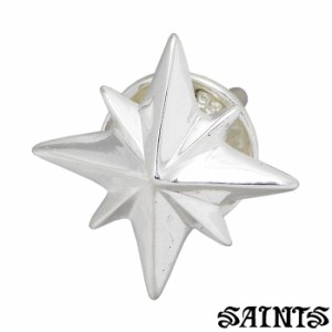 セインツ SAINTS シルバー ピアス エイトビーム スター メンズ レディース 1個売り 片耳用 星 スタッド シルバーアクセサリー アクセ ギ