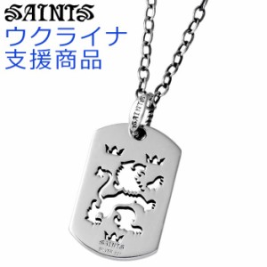 セインツ SAINTS シルバー クレストID ペンダント ネックレス Love & Peace ウクライナ支援 シルバー925 アクセサリー 