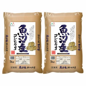 新潟 魚沼産コシヒカリ (たわら) 5kgx2 白米 お米 精米 米 銘柄米 美味しい おこめ こめ もっちり ごはん おにぎり 独特の粘りとコシの強