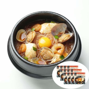 糖質0g ぷるんちゃん麺 海鮮チゲ味 200gx12袋入 レンジで簡単調理。スープと麺入りで開けてすぐ手間要らずで召し上がれます お歳暮 お中